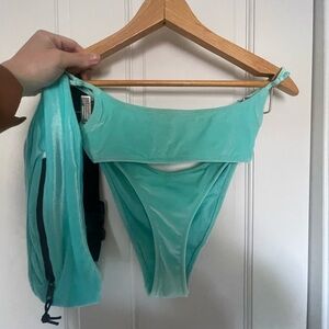 Triangl Light Blue Velour Bikini